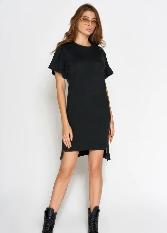 Черное повседневный повседневное мини Jadone Fashion
