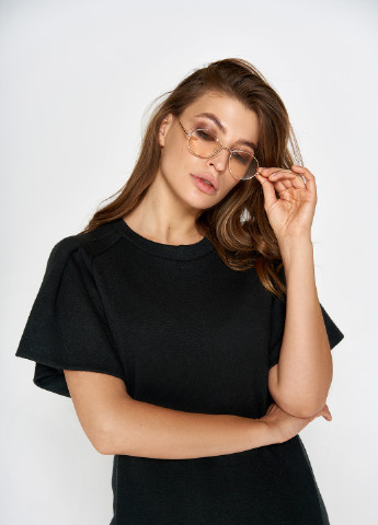 Черное повседневный повседневное мини Jadone Fashion