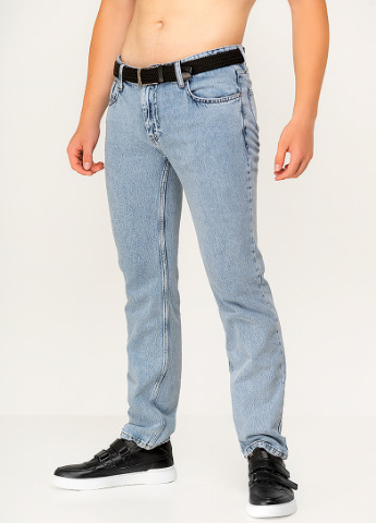 Голубые летние джинсы mark 1133-03 38 голубой (2000904425044) Twister