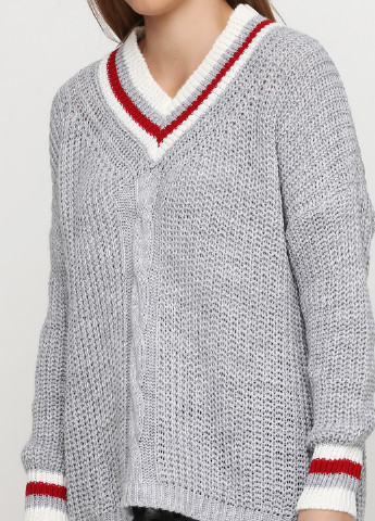 Сірий демісезонний пуловер пуловер Miss Eleven