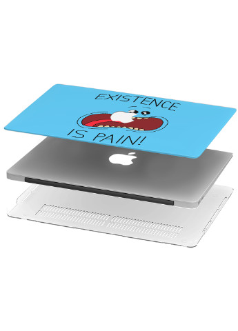 Чохол пластиковий для Apple MacBook 12 A1534/A1931 Існування - це біль (Existence is pain) (3365-2163) MobiPrint (218988016)