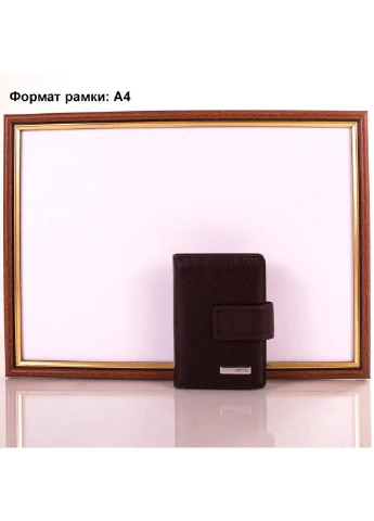 Жіноча шкіряна візитниця 7,5х11х1,5 см Karya (252413415)