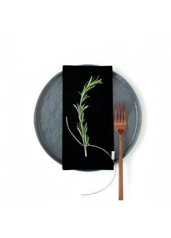 Набор из 4-х тканевых салфеток 35х35 Ranfors Black (4822052067352) Cosas (252409193)