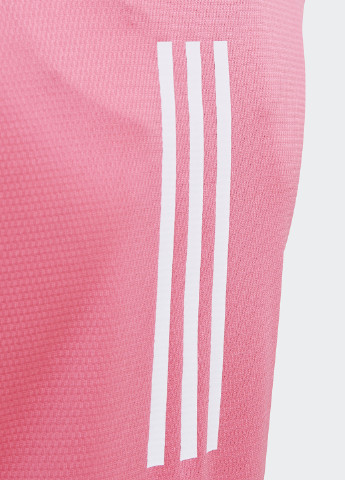 Розовая демисезонная футболка с коротким рукавом adidas