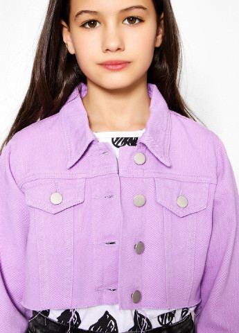 Фіолетова демісезонна куртка Boohoo