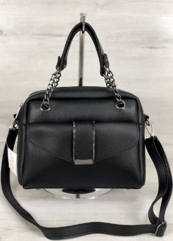 Сумка женская кросс боди экокожа (wel-56604) Черная WeLassie (253982452)