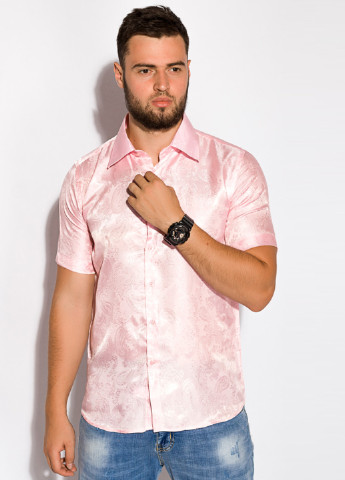 Светло-розовая кэжуал рубашка турецкие огурцы Time of Style