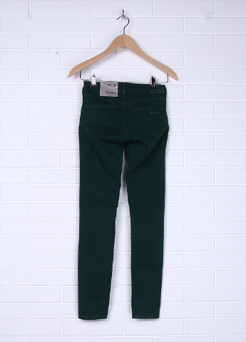 Зеленые кэжуал демисезонные прямые брюки Pepe Jeans