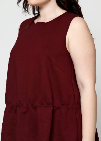 Бордовая демисезонная блуза без рукава H&M