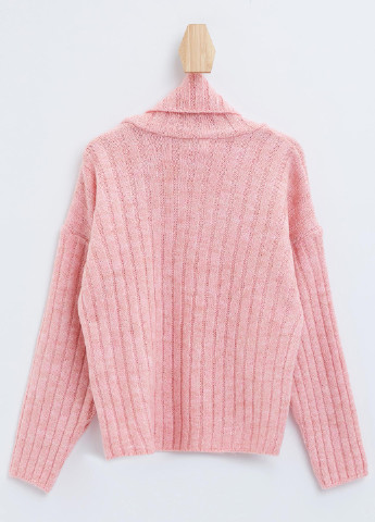 Розовый демисезонный свитер DeFacto