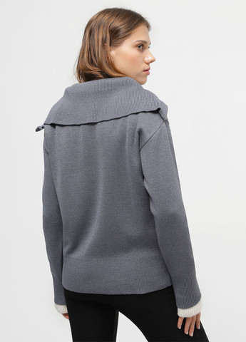 Сірий демісезонний светр Braska 018-1/316