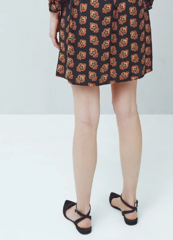 Черное кэжуал платье Mango