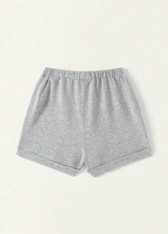 Комбінований літній костюм (поло, шорти) з шортами SHEIN