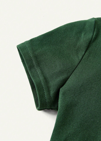 Комбінований літній костюм (поло, шорти) з шортами SHEIN