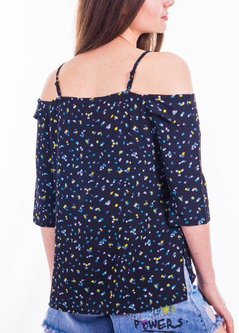 Тёмно-синяя блуза Bebe Plus