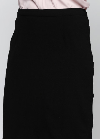 Черная кэжуал однотонная юбка Friendtex