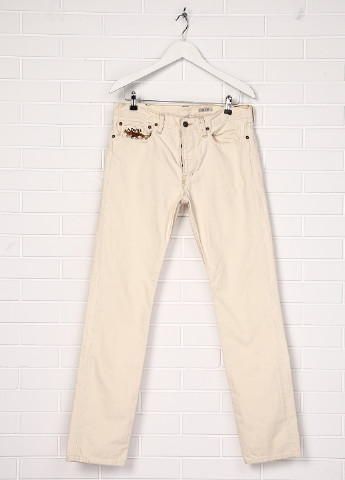 Молочные демисезонные со средней талией джинсы Ralph Lauren