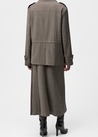 Коричневый женский жакет Drykorn однотонный - демисезонный