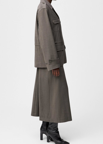 Коричневый женский жакет Drykorn однотонный - демисезонный