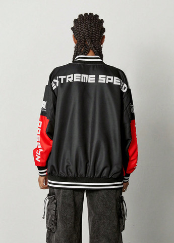 Бомбер SHEIN на молнии (332806142)