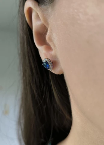 Серьги Silver Flame (354214480)