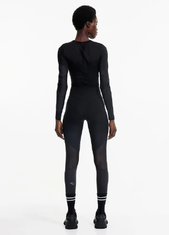 Черные демисезонные леггинсы H&M