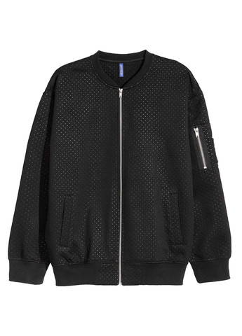 Чорна демісезонна куртка H&M