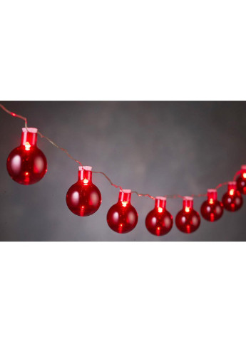 Гірлянда гірлянда Лампочки червоні, 2,4 м (8718861683769) Luca Lighting (254593534)