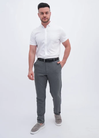 Серые классические, кэжуал демисезонные классические брюки Trend Collection