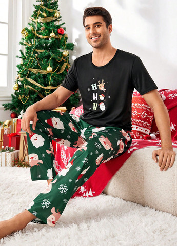 Піжама (футболка, штани) SHEIN (331821894)