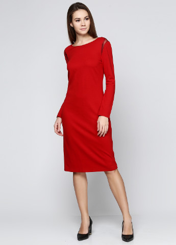 Красное кэжуал платье Vipart