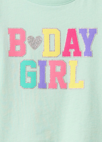 Бірюзова літня футболка Gap