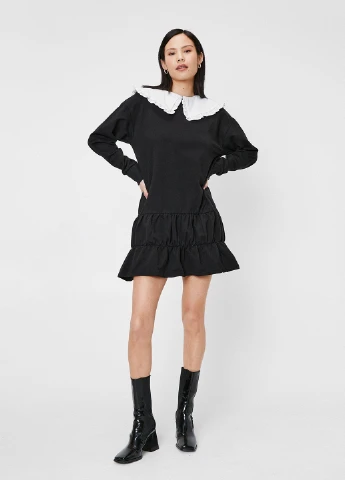 Чорна кежуал сукня а-силует Nasty Gal однотонна
