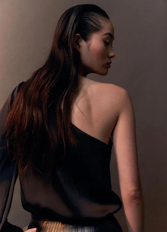 Чёрная блуза H&M