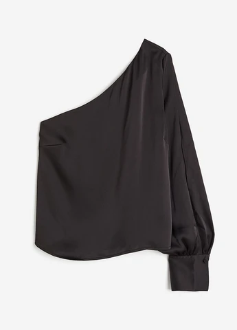 Чёрная блуза H&M