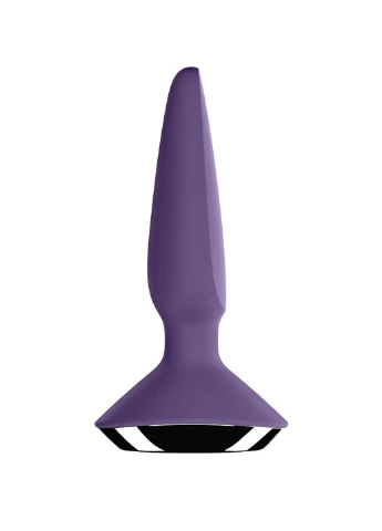 Анальная вибропробка Plug-ilicious 1 Purple Satisfyer (252607148)