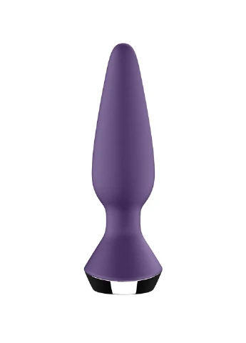 Анальная вибропробка Plug-ilicious 1 Purple Satisfyer (252607148)