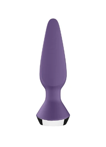 Анальная вибропробка Plug-ilicious 1 Purple Satisfyer (252607148)