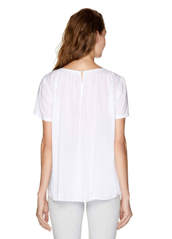 Белая летняя блуза United Colors of Benetton