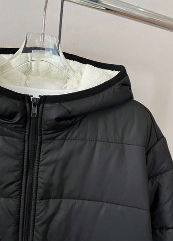 Черная демисезонная куртка SHEIN