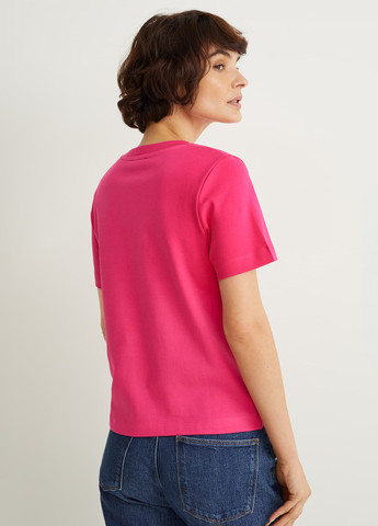 Рожева літня футболка C&A