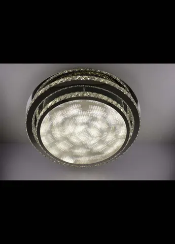 Люстра стельова кришталева LED з пультом C1875 / 800-ch Хром 18х80х80 см. Handmade (234540066)