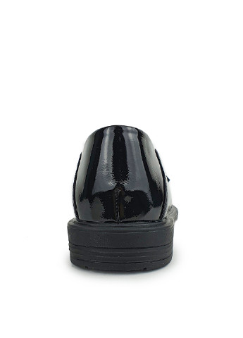 Жіночі лакові лофери чорного кольору з ланцюгом Berkonty (244376038)