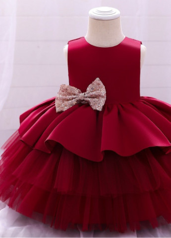 Красное пышное платье No Brand (252330259)