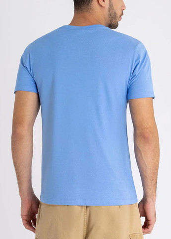 Голубая футболка U.S. Polo Assn.