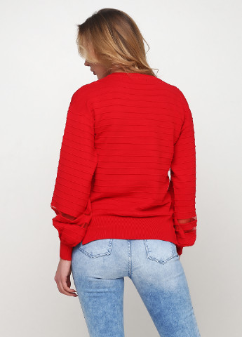 Красный демисезонный пуловер пуловер NU DENMARK