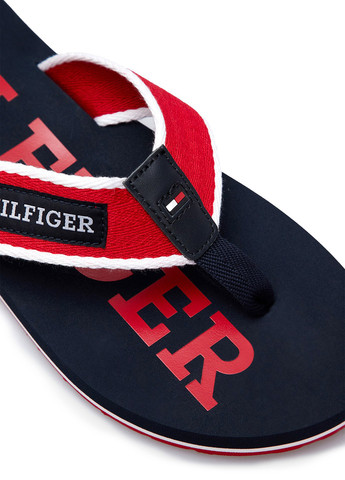 Красные кэжуал вьетнамки Tommy Hilfiger