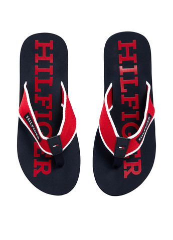 Красные кэжуал вьетнамки Tommy Hilfiger