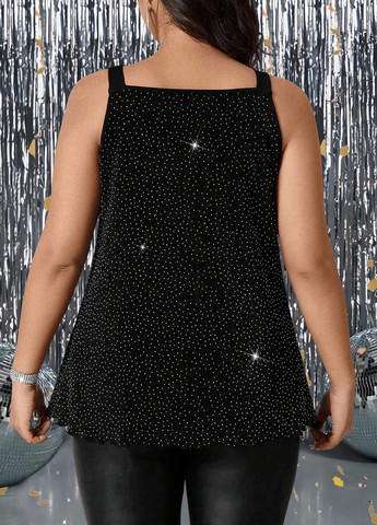 Чорна блуза SHEIN