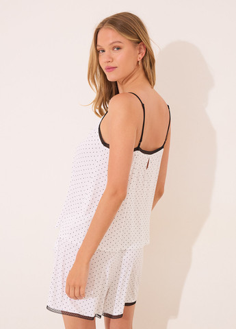 Біла всесезон піжама (майка, шорти) майка + шорти Women'secret